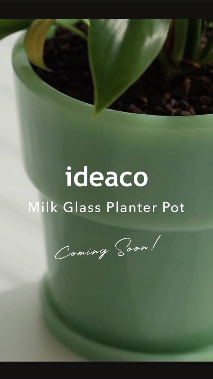 ideaco online storeのインスタグラム：「・ ・ coming soon!!!!!!  ミルクガラスの植物プランターポット🪴  ideaco Milk Glass Planter Pot Pot3 / Pot4  2023年5月頃入荷予定です☺︎  より詳しくは商品ページをご覧ください。 投稿でもこれからちょっとずつ紹介していきますね☺️  #ideaco #イデアコ #新製品 #2023ss  #植物のある暮らし  #グリーンのある暮らし  #ミルクガラス #植木鉢 #予約受付中」