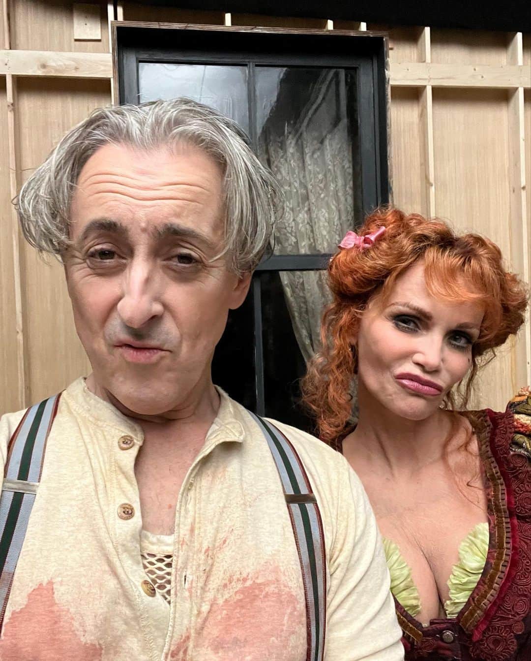 アラン・カミングのインスタグラム：「I’m honour of Schmigadoon dropping on @appletvplus here are some behind the scenes pics from last May/June in Vancouver!」