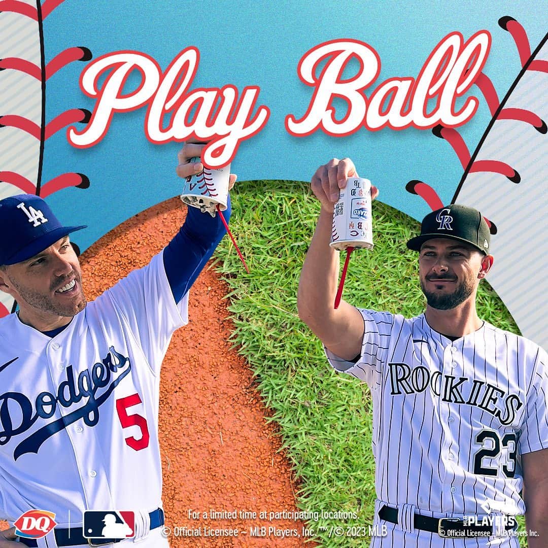 クリス・ブライアントのインスタグラム：「#ad Starting a new 7th inning stretch with @dairyqueen BLIZZARD Treat flips. #happytastesgood」