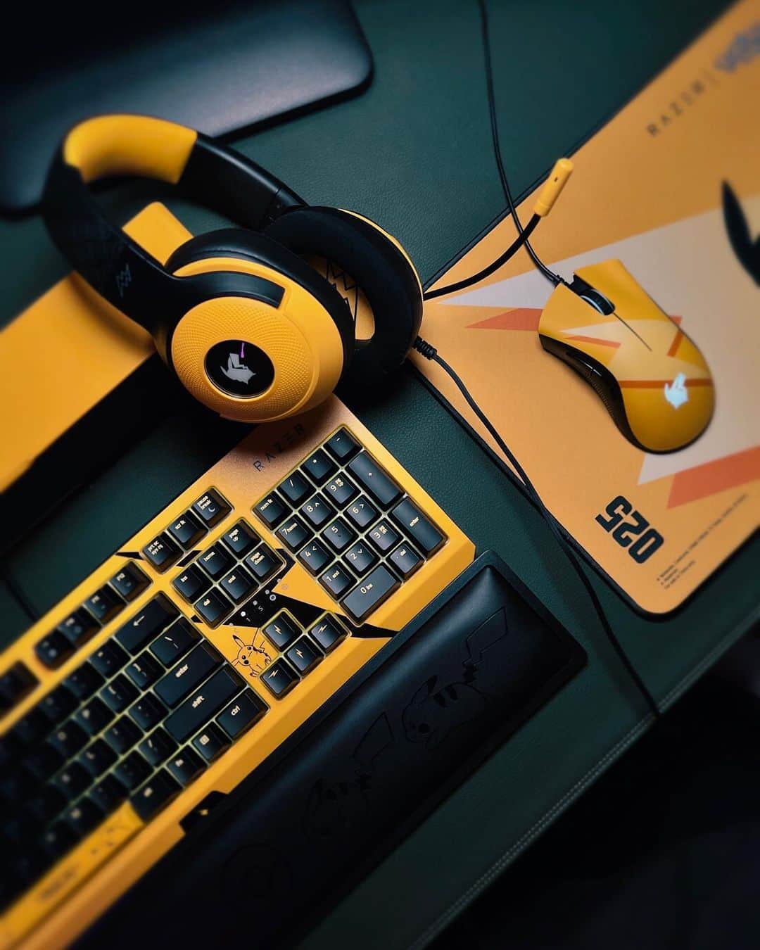Emily Meiさんのインスタグラム写真 - (Emily MeiInstagram)「TYSM @razer for the cutest Pikachu set 🙈 I’ve been playing Hogwarts, Fortnite, and Lineage recently 🤌🏻 What games are you guys playing ?? // 📸: @park_yury」4月7日 9時35分 - emily.ghoul