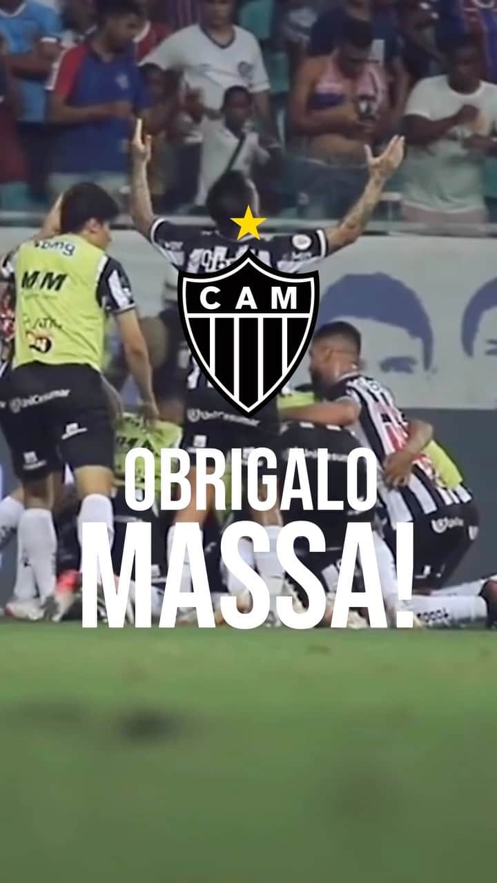 のインスタグラム：「Muito obrigado, @atletico !   Foi uma honra vestir essa camisa pesada, com o apoio dessa torcida apaixonada! Abraço do Pescador 🎣 Xãmá」