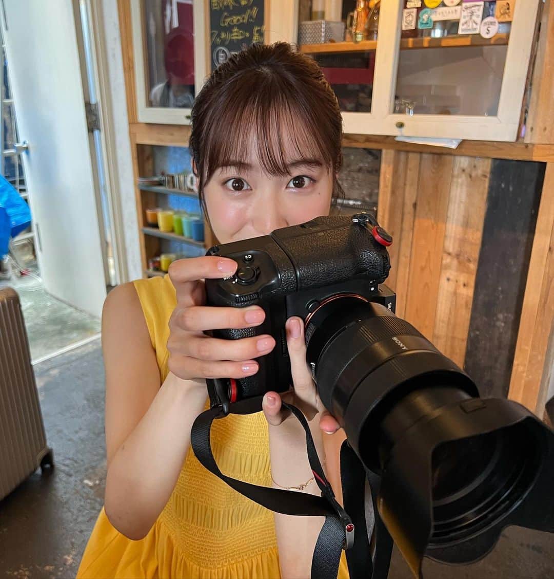 林佑香さんのインスタグラム写真 - (林佑香Instagram)「沖縄での写真です〜🏝  こんなに大きいカメラを持つのは初めて！📸  思い出の写真がたくさんあるのでちょっとずつ載せていきたいと思います☺️✨」4月7日 19時48分 - yuka.hayashi_