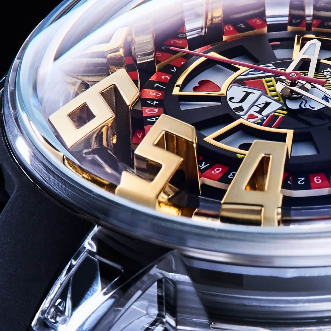 Tendencejapanのインスタグラム：「TY023005 ¥60,500(tax in)  Tendence KINGDOMEの中でも、最も人気が高いBLACK JACK。同名のカードゲームをモチーフに、実際にゲームを楽しむことができます。  ”回転する時計”のラインナップはプロフィールTOPの公式オンラインストアからご覧ください。 #TendenceArchivecollection #tendence  #テンデンス」