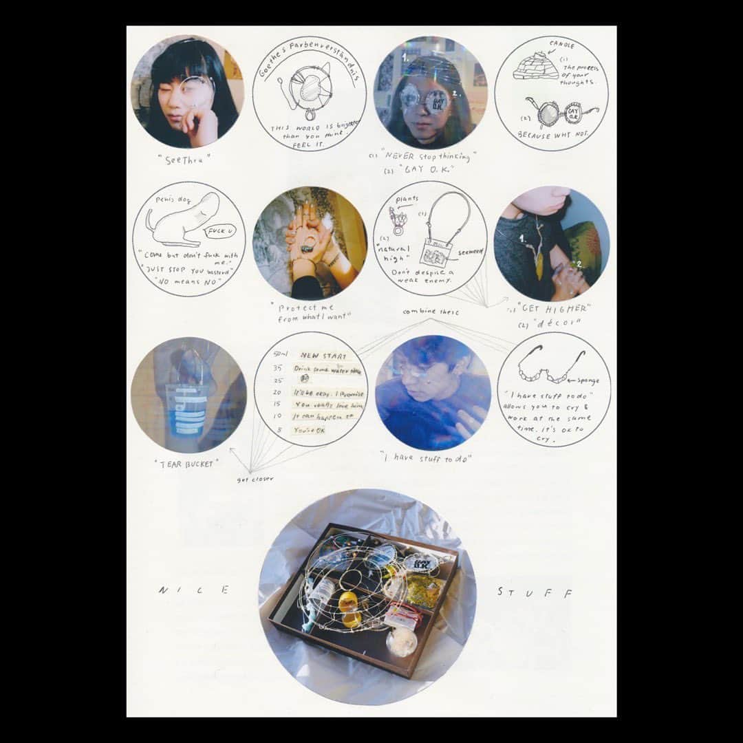 haru.さんのインスタグラム写真 - (haru.Instagram)「collage of unnecessary things I made (2015)   余白をつくる　好奇心⊹⊱」4月7日 20時04分 - hahaharu777