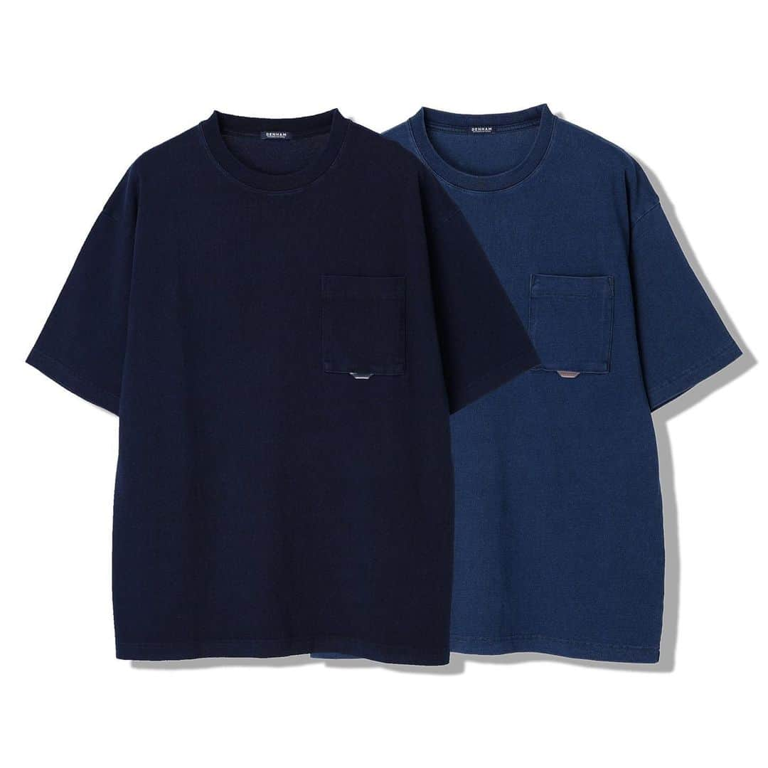 denham_japanさんのインスタグラム写真 - (denham_japanInstagram)「INDIGO PACK TEE ¥35,200-in tax  4/7(金)発売開始  ポケット部分にセルヴィッチカラーのループがデザインされたインディゴの2枚パックティシャツ。 薄すぎず厚すぎず、絶妙な厚みの生地に仕上げている。また、同じインディゴカラーを、洗い込む時間を調整して2種類の経年変化を表現している。 パッケージはリユース可能な圧縮機能付きのスペシャルな仕様。  #denham #denhamjapan #packtee #indigo #2packtee #デンハム#デンハムジャパン#パックティ #インディゴ #経年変化」4月7日 13時28分 - denham_japan_by_aki_negishi