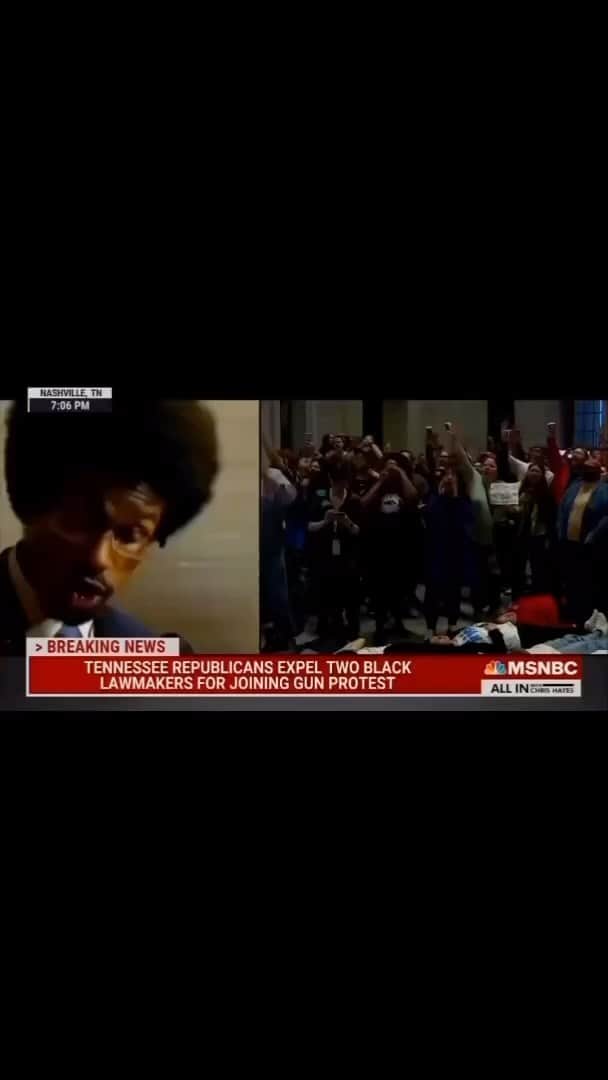 ジェニファー・グレイのインスタグラム：「#repost @violadavis    #Repost @niecynash1 ・・・ 🤬🤬🤬An abomination. The white supremacists in the Tennessee legislature just removed 2 DULY ELECTED BLACK MEN from their seats for simply having a peaceful protest against gun violence. And they let the white woman who stood right by them stay. #rp shaunking」