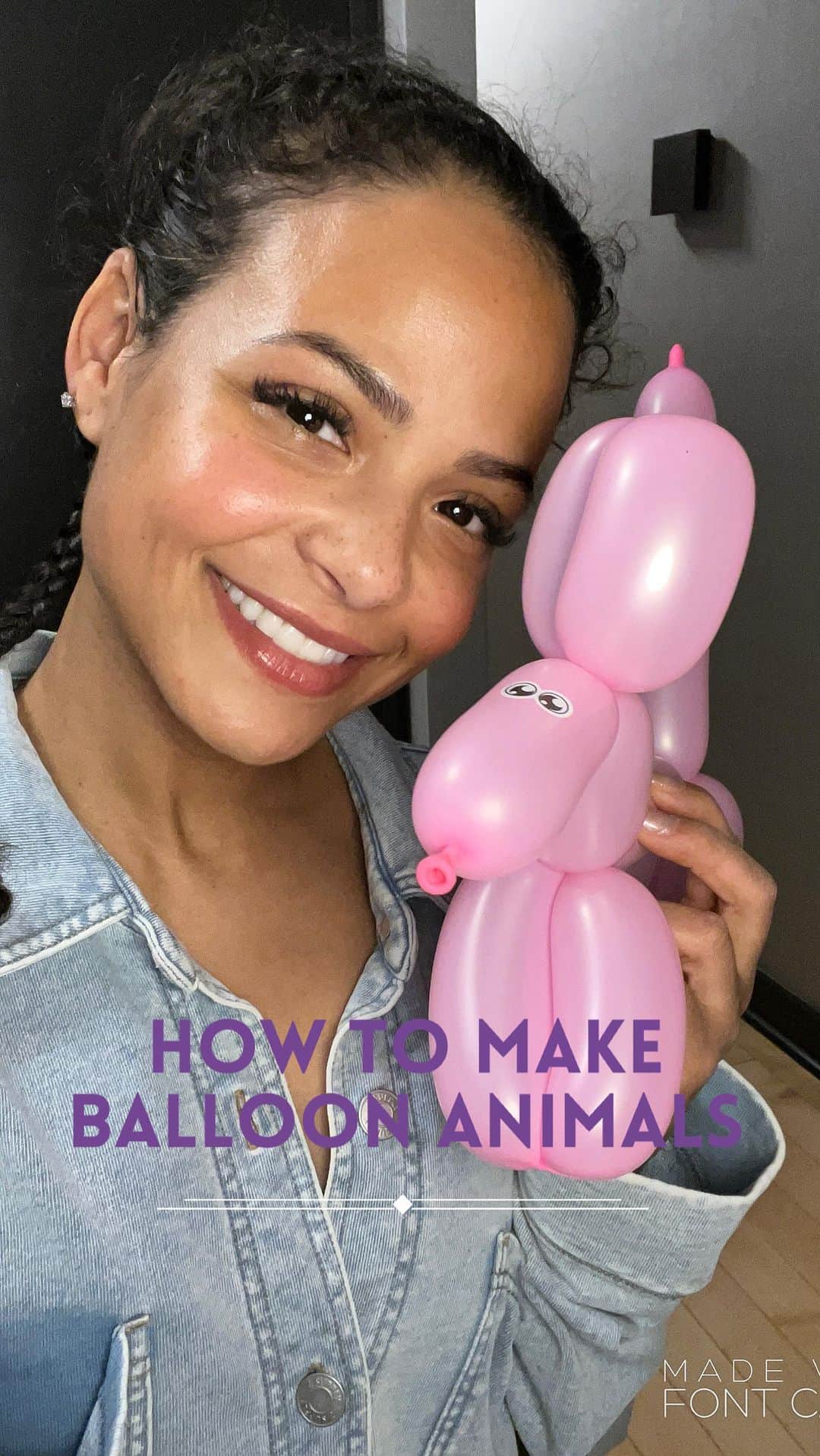 クリスティーナ・ミリアンのインスタグラム：「Balloon Animals are a fun & easy way to make your Easter decorations so much cute. Your kids will love it.. (my kids are obsessed) so I thought I’d show you an easy method to making your very own Balloon animals. Enjoy & Happy Easter! 🐰🐣🐇 #easterdecor #easterbasket」