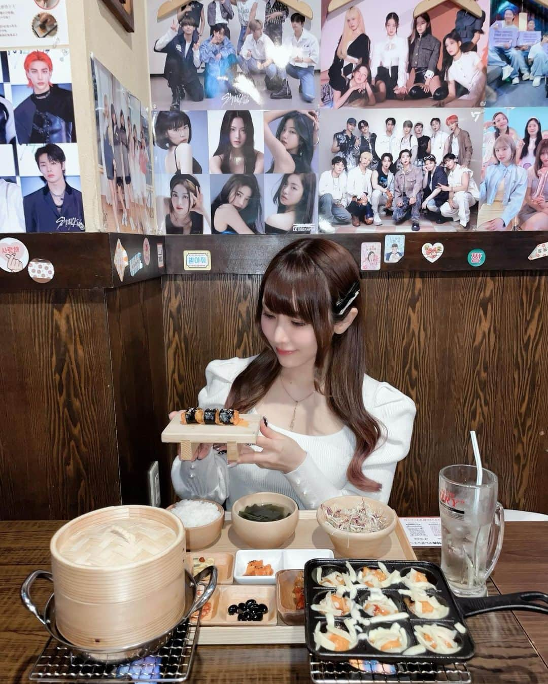 熊本美和さんのインスタグラム写真 - (熊本美和Instagram)「韓国料理❤︎ . . はるきゃんと新大久保デート🫶 トヌガいってきたよ〜🥰 とってもおいしかったぁ〜☺️ . . @soyeon.tonuga #PR #豚友家 #トヌガ #新大久保 #新大久保グルメ #新大久保ランチ #新大久保韓国料理 #韓国料理 #新宿 #新宿グルメ #新宿ランチ #新宿韓国料理 #東京 #lunch #yummy #プリクラ #shinookubo」4月7日 17時08分 - miwa_babyb