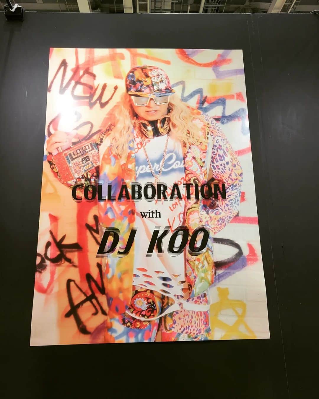 DJ KOOさんのインスタグラム写真 - (DJ KOOInstagram)「FaW TOKYO 東京ビッグサイト Hyper Couture with DJ KOO 新作コラボ商品が登場 DO DANCE ！！  "MAKE SOME NOISE" まさに音を感じるファッションです！！   #fawtokyo  #hypercouture  #DJKOO」4月7日 17時20分 - dj_koo1019