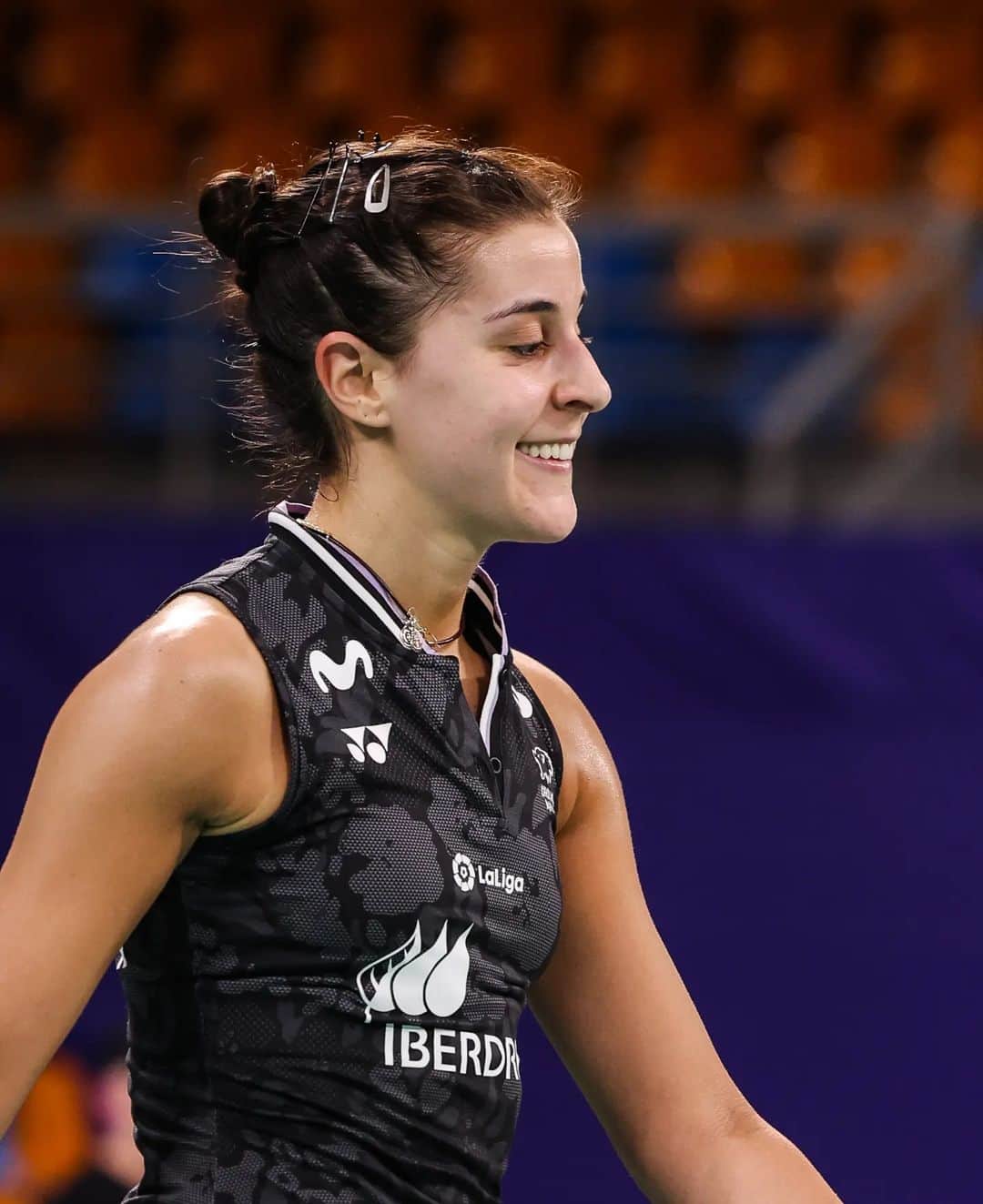 キャロリーナ・マリンのインスタグラム：「Quarterfinals at #OrleansMasters2023‼️  Let's keep going! 🇫🇷 Seguimos adelante! 🔥  📸 @badmintonphoto_official  #PuedoPorquePiensoQuePuedo」