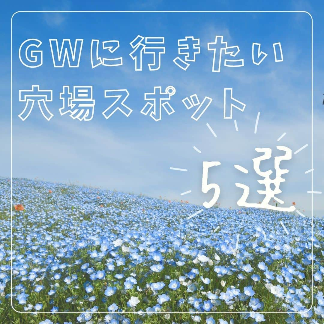 旅色さんのインスタグラム写真 - (旅色Instagram)「【GW特集】今年のゴールデンウィークはここで決まり！旅色編集部がオススメする穴場スポット ー関東編ー ・ 今年のゴールデンウィークは、最大9連休！ 今からどこへ出かけようかワクワクしている方も多いのではないでしょうか？  とはいえ、連休にはどこも人がいっぱい…。せっかくのおでかけを満喫するなら、人混みを避けてゆっくりと過ごしたいですよね。  そこで今回は、人が集まっても混雑が気にならないスポットを関東エリアより紹介します👀♩  - - - - - - - - - - - - - - - - -  ［１］📍#国営昭和記念公園 ｜東京都  ［２］📍#国営ひたち海浜公園 ｜茨城県  ［３］📍#ツインリンクもてぎ ｜栃木県  ［４］📍#竜神大吊橋 ｜茨城県  ［５］📍#沖ノ島 ｜千葉県  ▶︎ 他おすすめGWスポットを公開中！ 🔍『旅色  ゴールデンウィーク  おでかけ』で検索してみてください🌷  また、「#旅色 」とハッシュタグをつけてぜひ投稿してくださいね☺📸  - - - - - - - - - - - - - - - - -  ▷ 他にも旅色がおすすめ #タビサキ ＆ #旅プラン を投稿中！→ @tabiiro   ============================== #旅色 #tabiiro #国内旅行 #旅色の旅行プラン #旅計画 #旅プラン #旅行 #旅スタグラム #女子旅 #友達旅行 #家族旅行 #gw #ゴールデンウィーク #関東おすすめスポット  #休日の過ごし方」4月7日 18時00分 - tabiiro