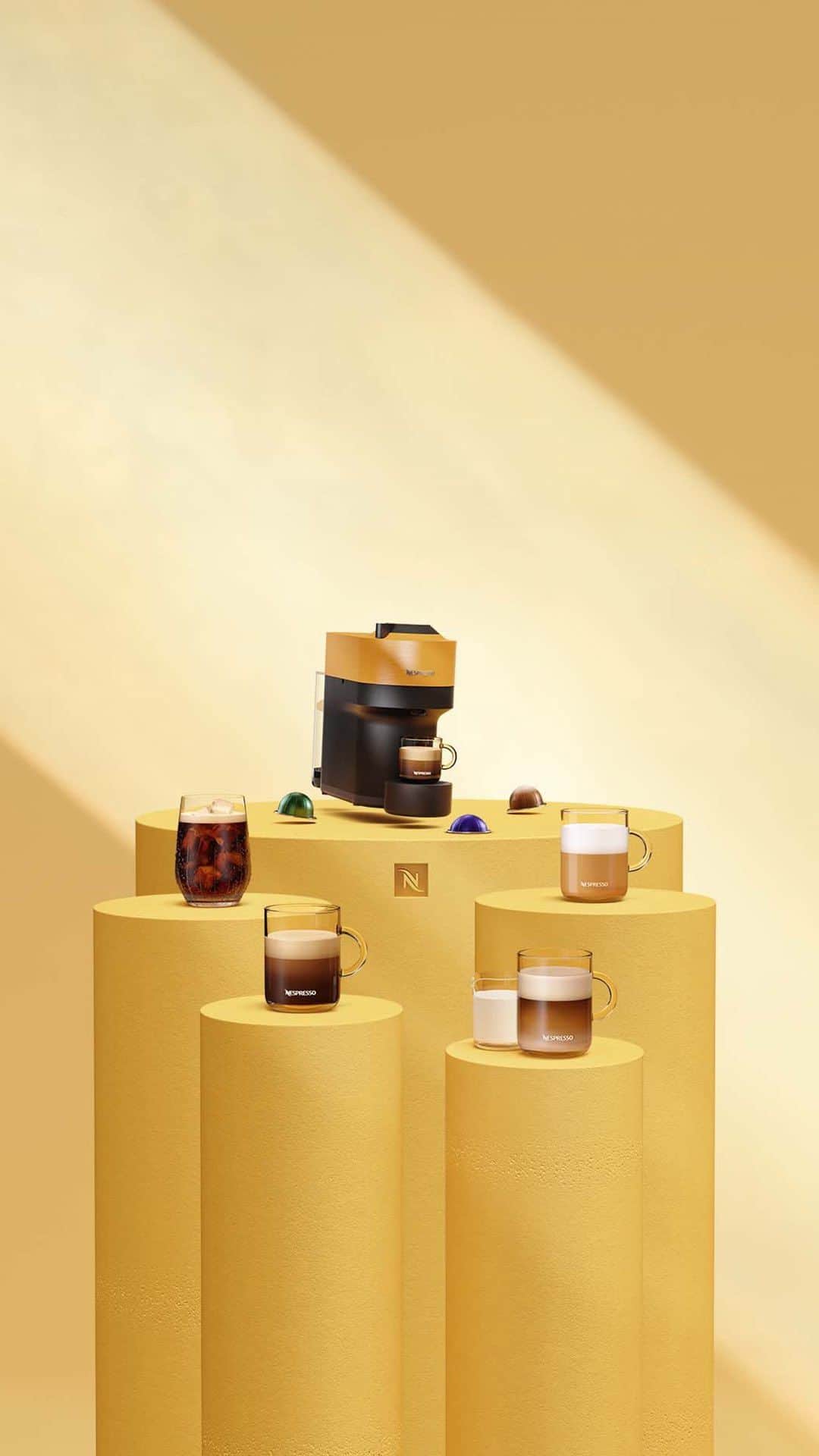 Nespressoのインスタグラム：「What makes Vertuo Pop worth it?  Spoiler alert: coffee standards have been broken.  #Nespresso #NespressoVertuo  #VertuoPOP」