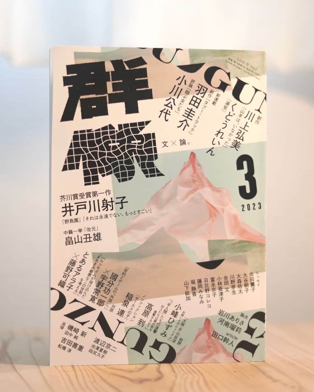 藤岡みなみのインスタグラム：「群像3月号に寄せたエッセイ「雑談の面積を求めよ」で、数学のK先生のことを書きました。  読んでもらいたいなぁと思っていたら、今年亡くなられていたことを知りました。  さみしい。 これからもずっと私のトークの師匠です。」