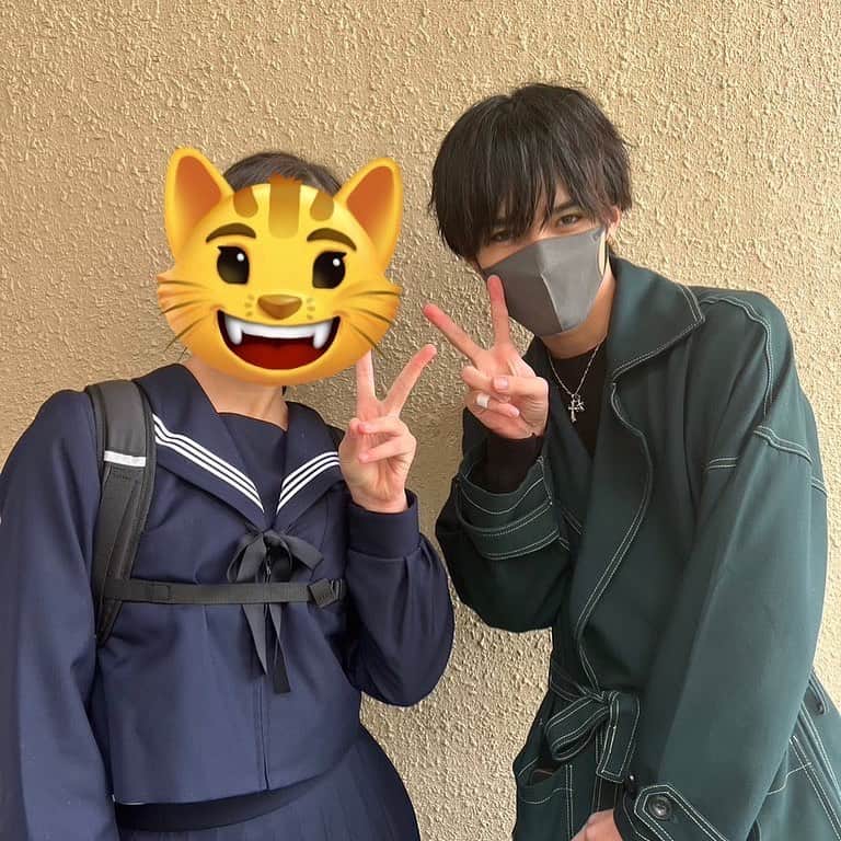 大谷悠哉のインスタグラム：「妹の入学式！ おめでとう🎊 . . . #入学式 #中学生 #アイドル #メンズアイドル #愛知県 #Aichi」