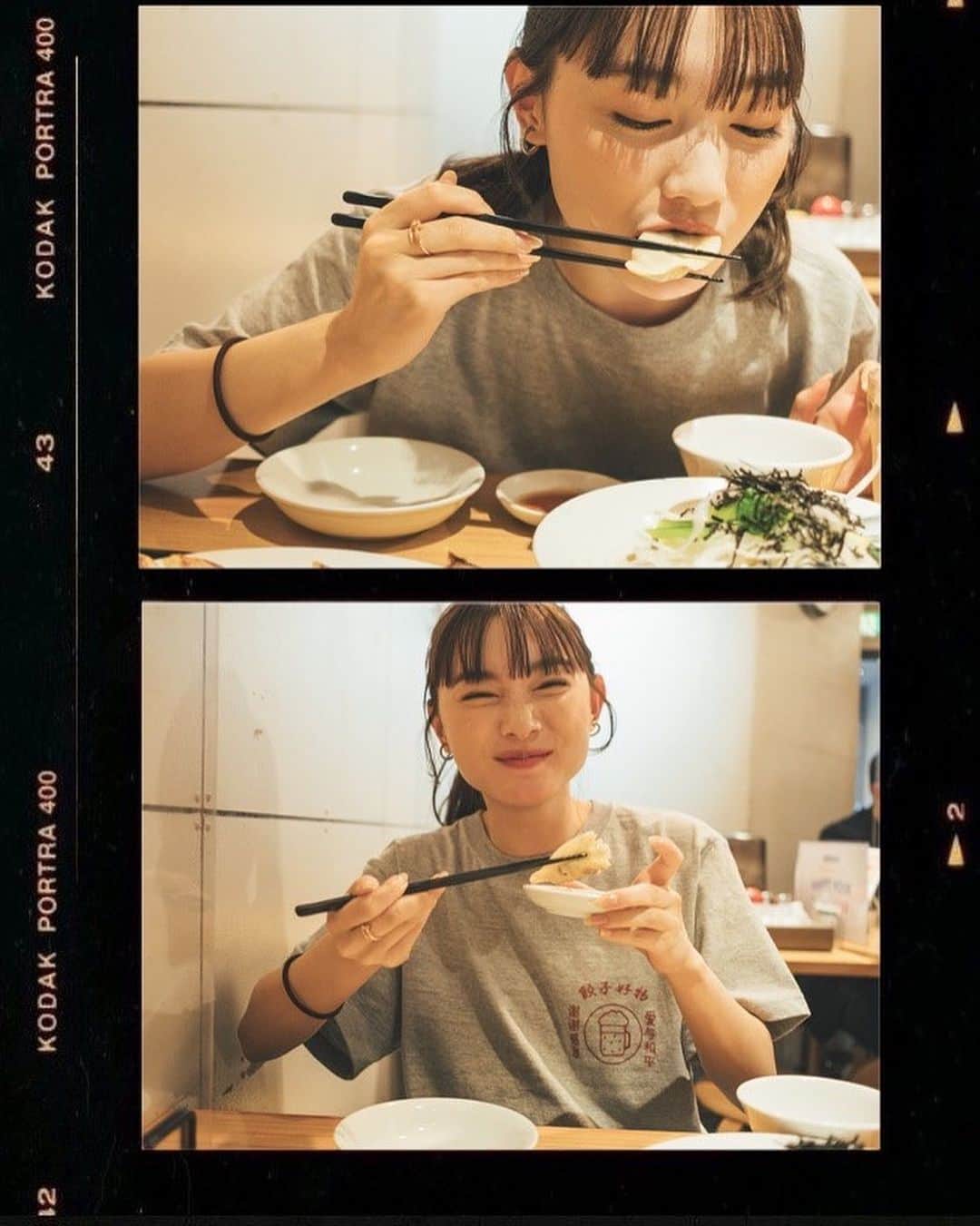 新野尾七奈のインスタグラム：「だいすき🥟🍺 Photoby @keimons 💕💕」