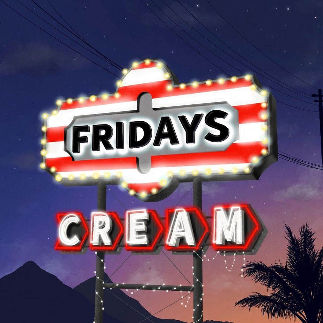 Staxx Tのインスタグラム：「CREAM - FRIDAYS  4.14 (Fri) シングル配信⚡️⚡️⚡️  7枚目のニューアルバムからHow Many Times に続いて第二弾。お楽しみに😇  #CREAM #FRIDAYS #7枚目 #来るよ」