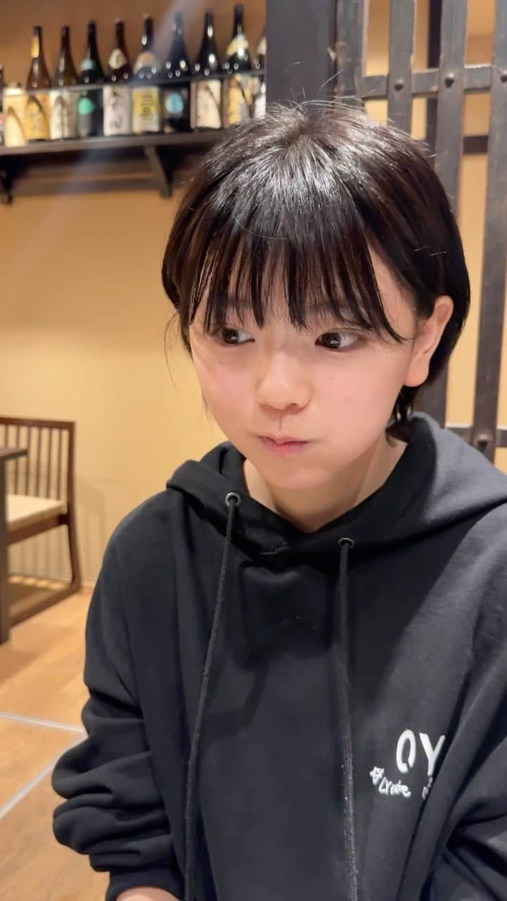 大熊杏優のインスタグラム：「お寿司大好きです🍣」