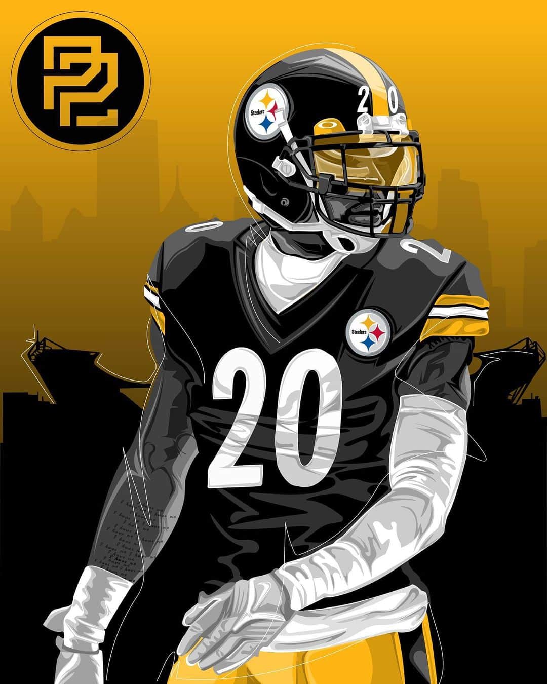 パトリック・ピーターソンさんのインスタグラム写真 - (パトリック・ピーターソンInstagram)「This @steelers uniform combo is 🔥!!!   What’s your favorite Steeler Nation?  🖼️: @nateweaverr」4月8日 4時44分 - realpatrickpeterson