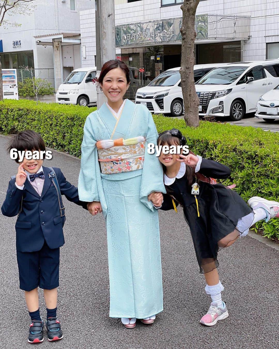 ochikeronさんのインスタグラム写真 - (ochikeronInstagram)「My grandma’s Kimono 👘 Obi belt and Randoseru 💖  #obi #randoseru #帯 #ランドセル #着物 #kimono #入学式コーデ #入学式ママコーデ #入学式 #入学式ヘア」4月7日 21時10分 - ochikeron