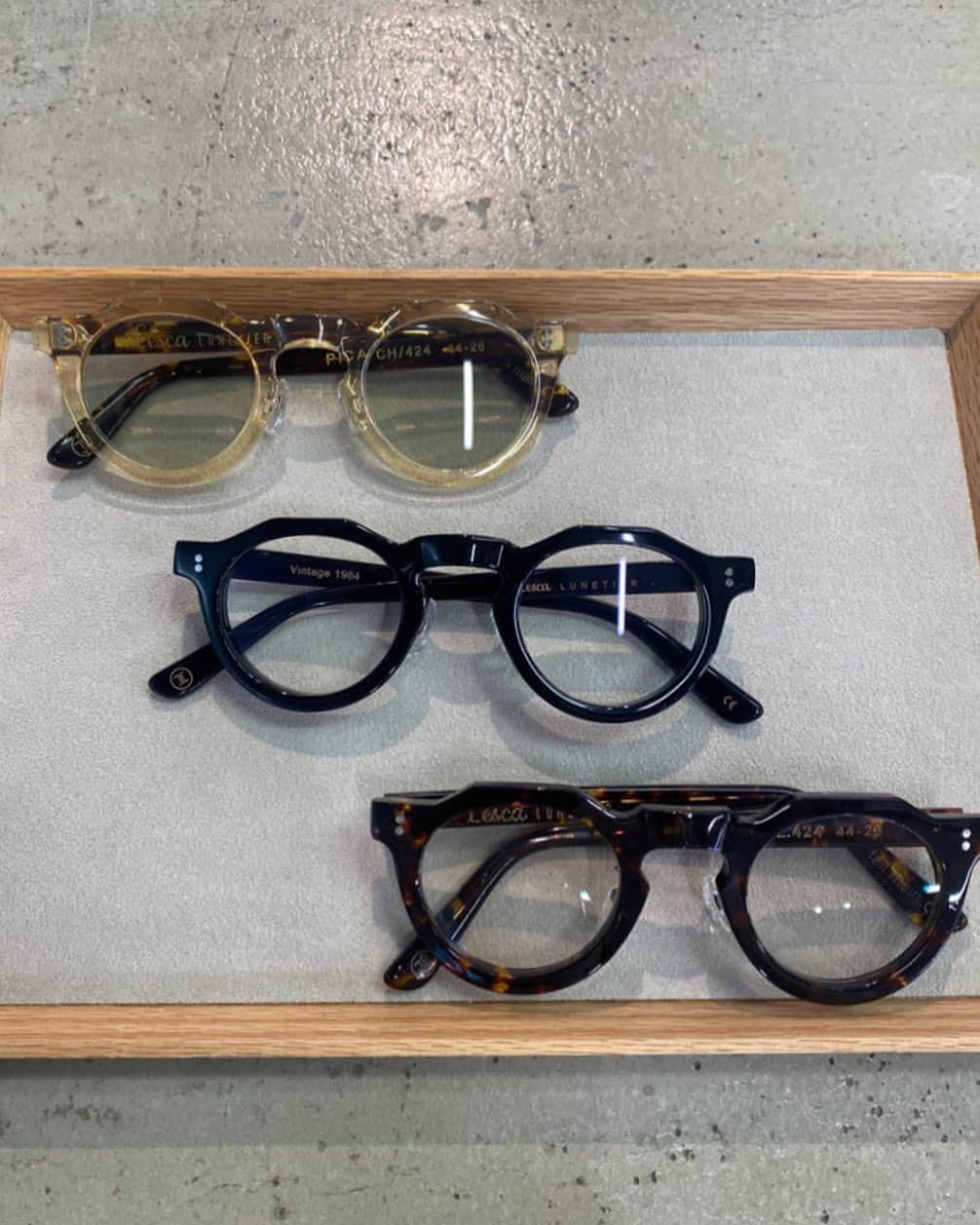 土田瑠美のインスタグラム：「最近このデザインがマイブーム👓🫶」