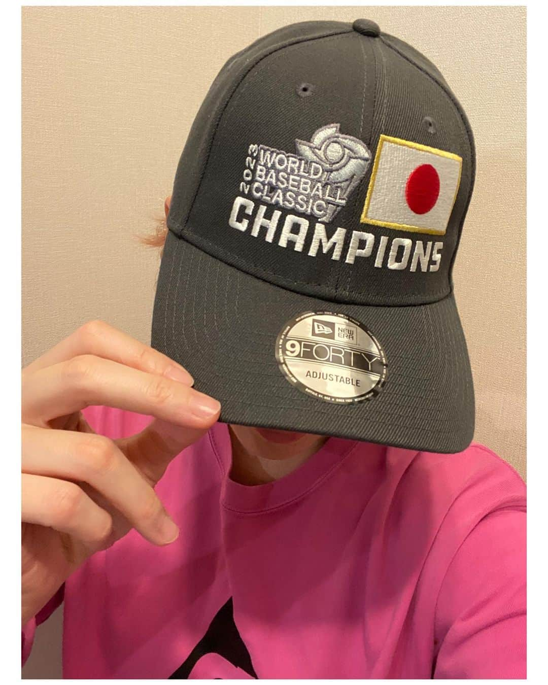 大山未希さんのインスタグラム写真 - (大山未希Instagram)「⚾️  2023 WORLD BASEBALL CLASSIC 🏆CHAMPIONS CAP🏆  #newera #newerajapan #wbc #wbc2023 ↓」4月7日 22時04分 - miki_oyama1003