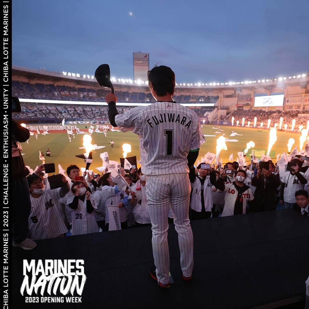 千葉ロッテマリーンズさんのインスタグラム写真 - (千葉ロッテマリーンズInstagram)「#MarinesPhotos 2023 OPENING WEEK MARINES NATION #chibalotte #MarinesNation」4月7日 22時06分 - chibalotte