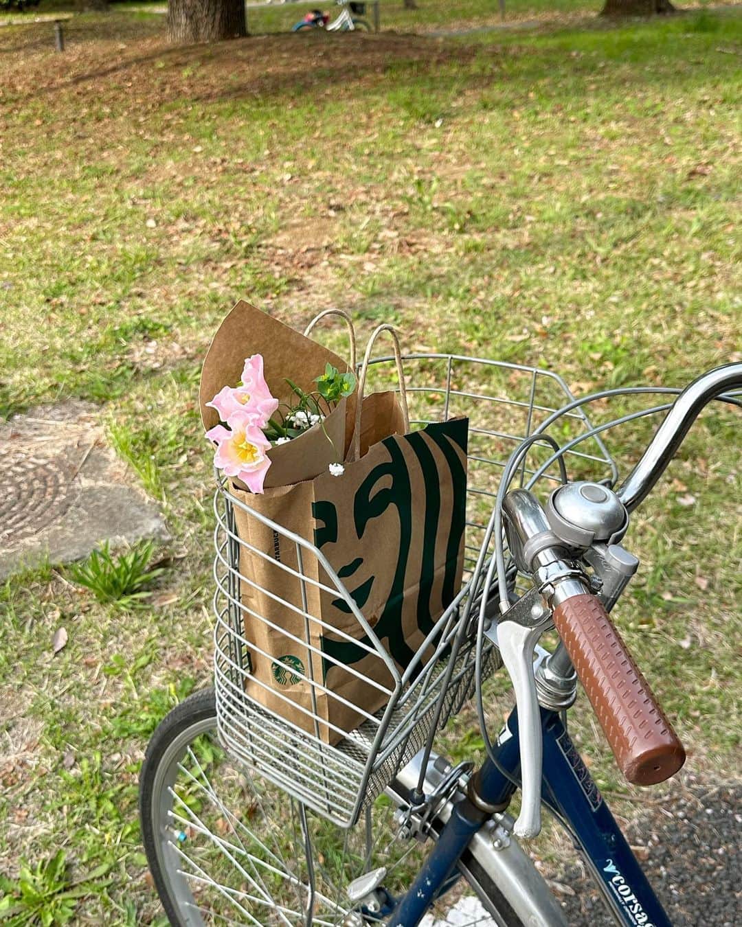 計良日向子（ひなひ）さんのインスタグラム写真 - (計良日向子（ひなひ）Instagram)「. . 今年最後のお花見へ🌸💛 . . .  ギリギリ駆け込みで行ってきたよ♡ ちょうど菜の花も咲き始めてて ピンクも黄色がとっても可愛かった🎀🫧 レンタル自転車も借りれたよ🚲🫶 お花の中走るの気持ち良すぎた♡ . . . 🧥ジャケット　@mercuryduo_com . 👜バッグ　@grl_official . . . . #お花見 #お花見コーデ #お花畑 #お花畑コーデ #昭和記念公園 #レンタルバイク #mercuryduo #マーキュリーデュオ #grl #グレイル #グルミット」4月7日 22時29分 - kerahinako1105