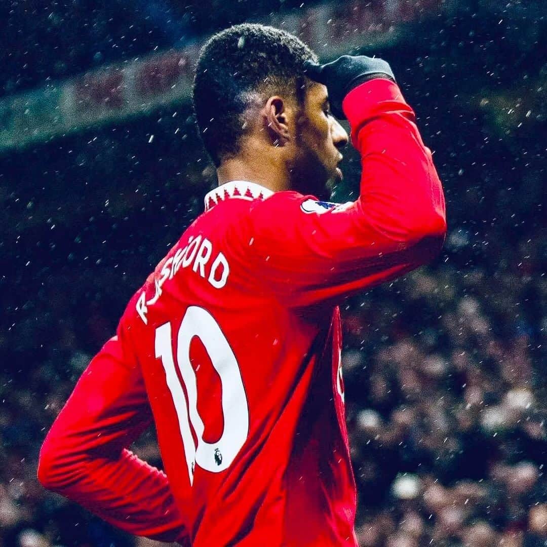 マーカス・ラッシュフォードのインスタグラム：「❤️⚽」