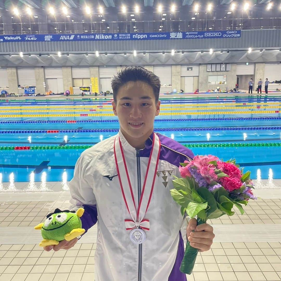 佐藤翔馬のインスタグラム：「2023/04/07 日本選手権4日目 200m平泳ぎ2位🥈  7月に開催される福岡世界水泳の日本代表に内定しました！ 不調が続いた中でまたこうして世界の舞台で戦えることをとても嬉しく思います！良い経験を積んで、良い結果を出してきたいと思います！  今回の結果としては2位で、まだまだ反省するところも多いのでこれからも頑張ります💪  応援ありがとうございました！  #福岡世界水泳」