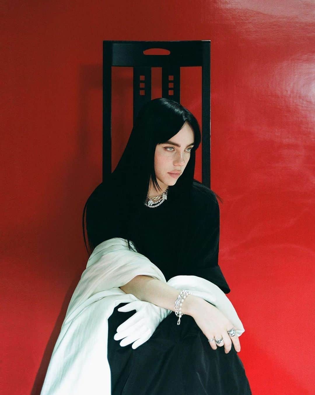 Marc Jacobsのインスタグラム：「Billie Eilish wears Marc Jacobs Runway Spring 2022 and Fall 2022 for Highsnobiety.  Shot by Davit Giorgadze, styled Matthew Henson.」
