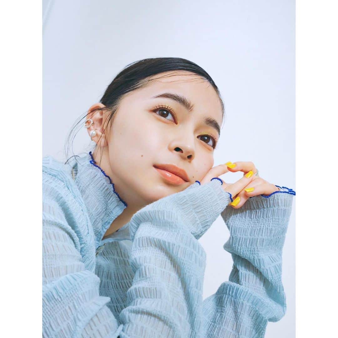 河嶋希のインスタグラム：「@bitekicom #上國料萌衣#河嶋希」