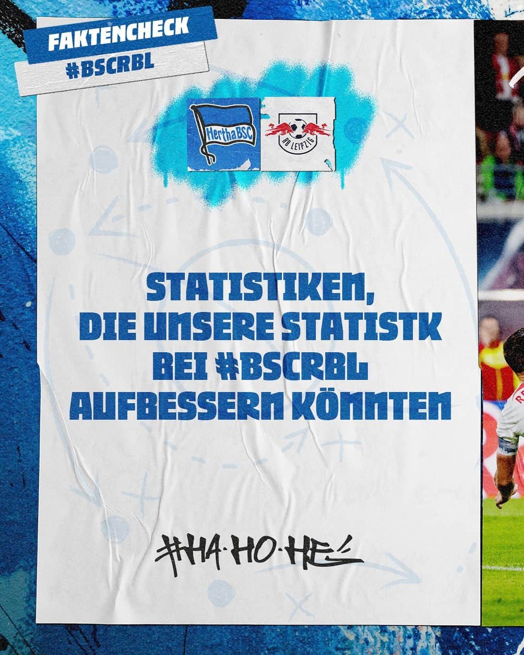 ヘルタ・ベルリンのインスタグラム：「⬆️ Für diese Statistiken ➡️ swipen! 📊 . . #BSCRBL #HaHoHe #HerthaBSC」
