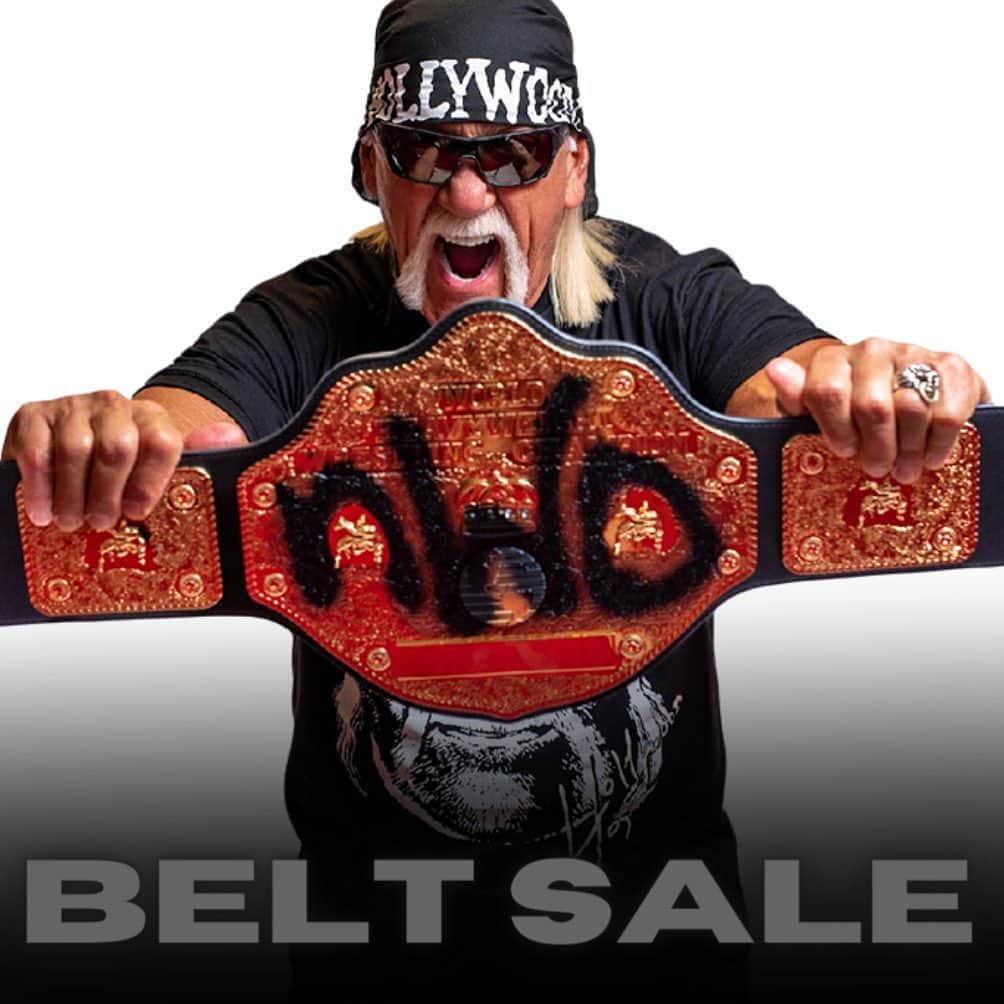 ハルク・ホーガンさんのインスタグラム写真 - (ハルク・ホーガンInstagram)「Autographed Nwo Belt Sale Still Running Strong 👊 Over 20% Off @hogansbeachshop   🌐Link: https://hogansbeachshop.com/products/hollywood-hogan-signed-wcw-nwo-championship-belt-replica」4月8日 0時19分 - hulkhogan