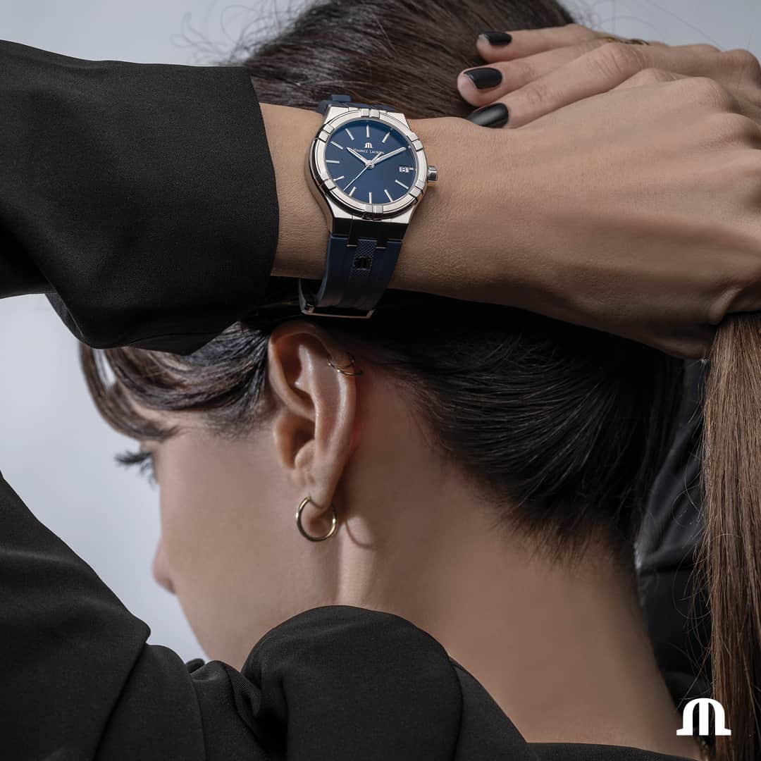 モーリスラクロアさんのインスタグラム写真 - (モーリスラクロアInstagram)「Upgrade your look with the new #AIKON Quartz, the perfect watch to complete a stylish ensemble. #ShowYourStyle #YourTimeIsNow」4月8日 0時54分 - mauricelacroix