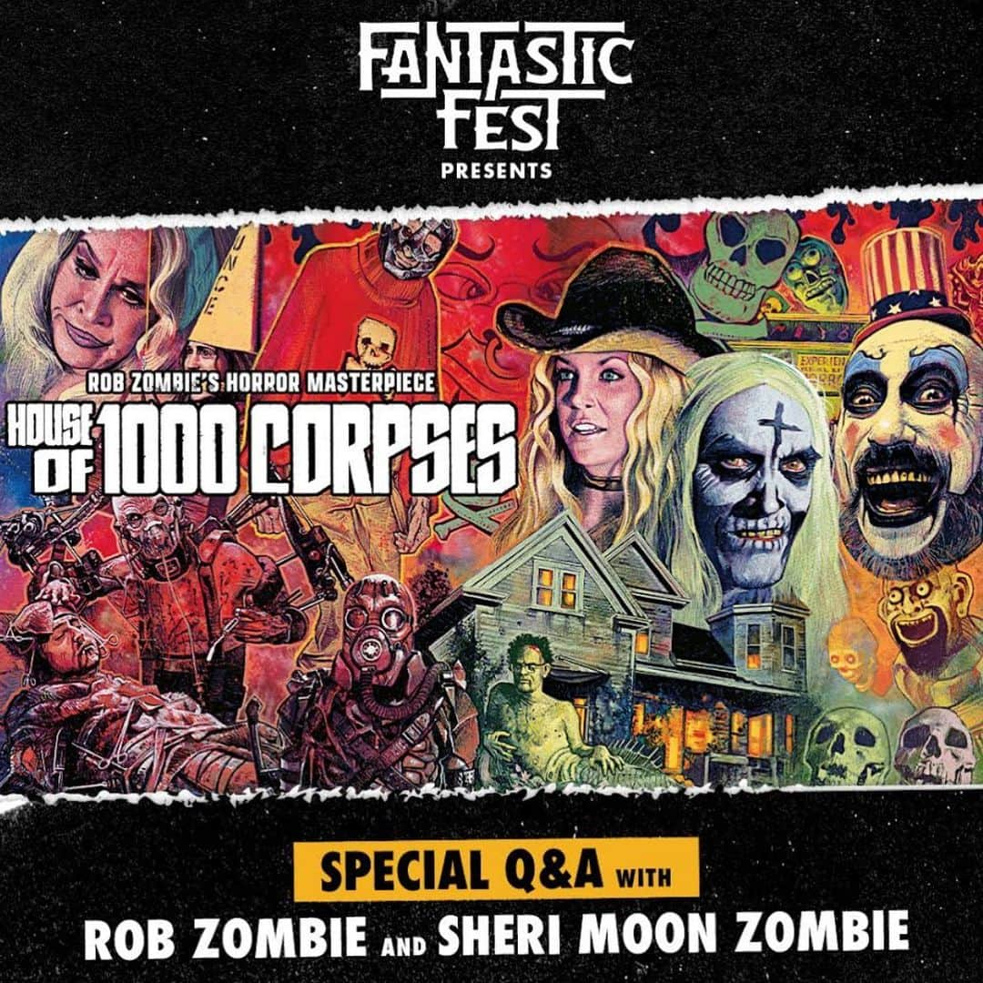 ロブ・ゾンビさんのインスタグラム写真 - (ロブ・ゾンビInstagram)「🔥 Another special event🔥 THURSDAY-APRIL 20th a very special 20th anniversary screening of HOUSE OF 1000 CORPSES at the ALAMO DRAFTHOUSE @drafthousela in LOS ANGELES! Presented by @fantastic.fest 🔥🔥🔥🔥#robzombie #sherimoonzombie #houseof1000corpses #alamodrafthouse #fantasticfest」4月8日 1時02分 - robzombieofficial