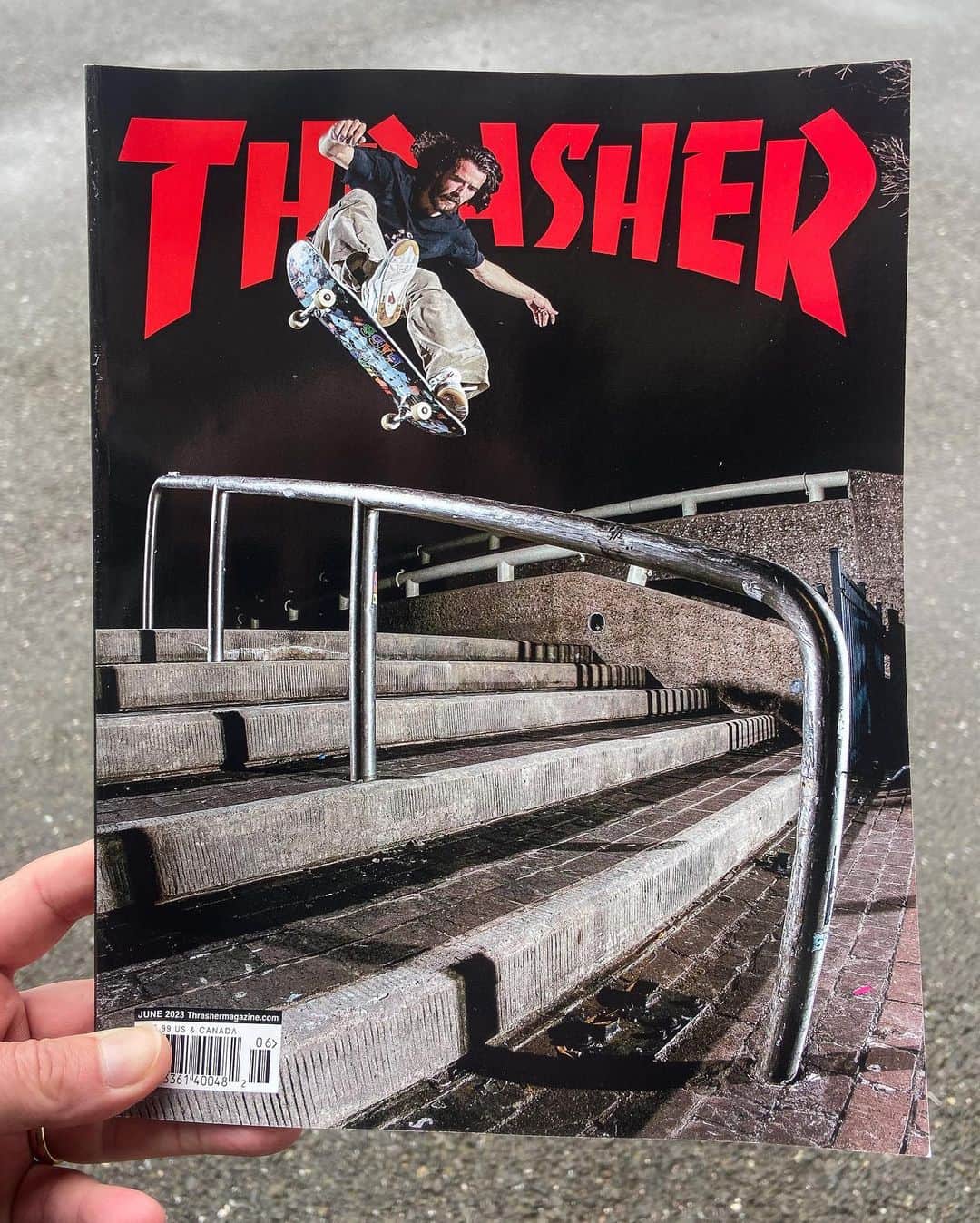 スラッシャーのインスタグラム：「📖 @antoniodurao sw tre noseblunt in Houston, TX 📍 📸 @mmmsherbert」
