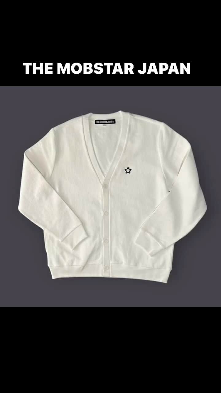 中野英雄のインスタグラム：「4月10日18時販売開始 カーディガンセットアップ 宜しくお願い致します  #mobstar #japan #fashion #happy  #instagood #instafashion #enjoy #mobstarjapan」