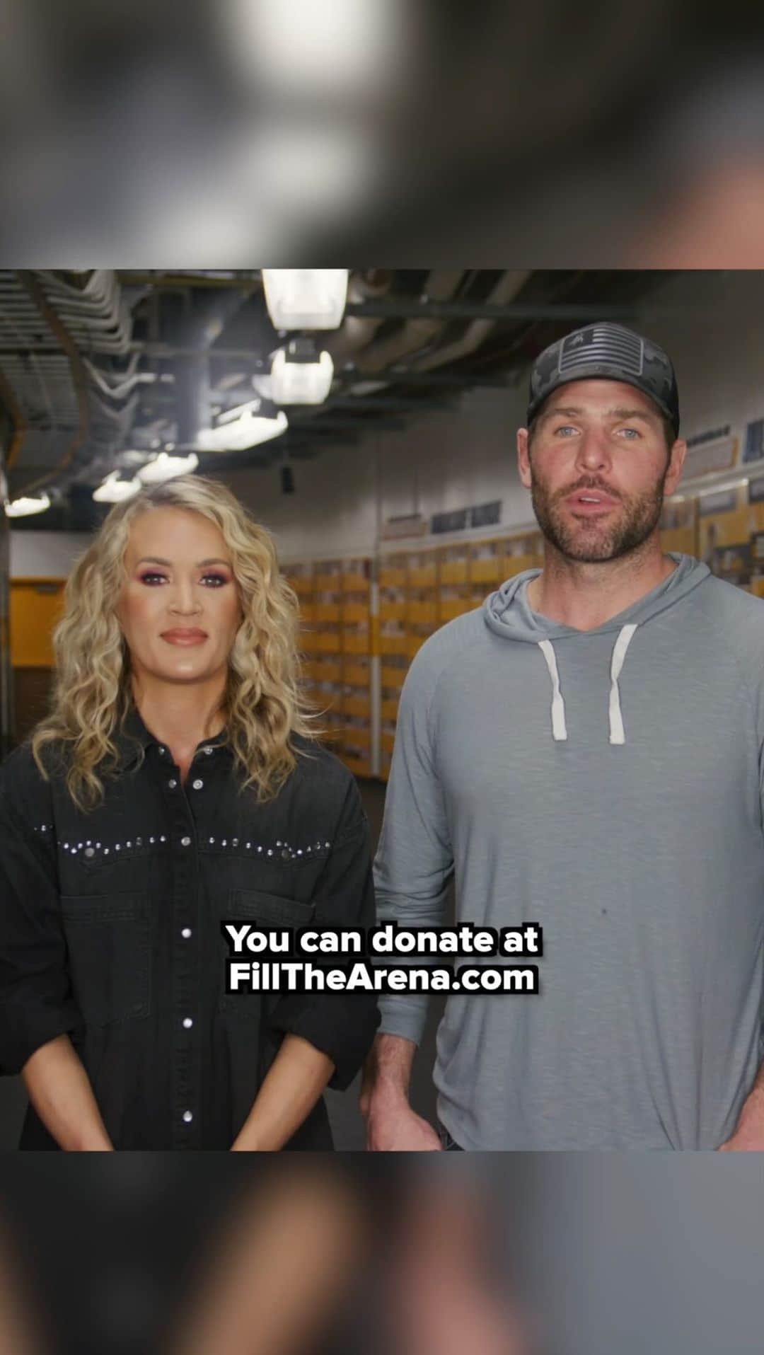 キャリー・アンダーウッドのインスタグラム：「#Repost @compassion  ・・・ We are facing off against global hunger and need your help to rescue children in crisis. When you attend a @predsnhl game in #Nashville, every seat represents a child who needs help. @compassion is partnered with @predsfoundation and country music artists to Fill The Arena and feed 17,159 children in Nashville and around the world. Every meal you provide will give children a real chance to thrive! Give now at fillthearena.com.」
