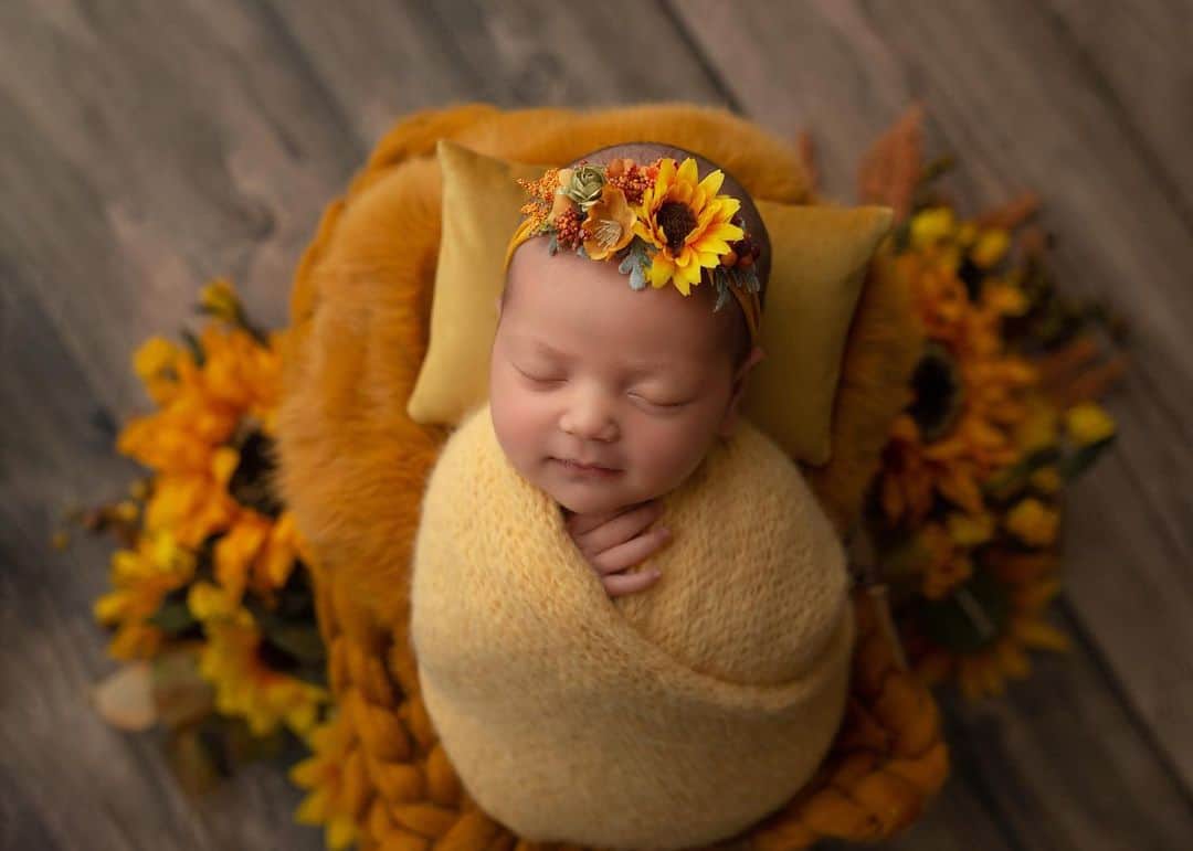 Stephanie Brantonのインスタグラム：「Sunflower sweetie🌻✨💛 @brendadelesiaphotography」