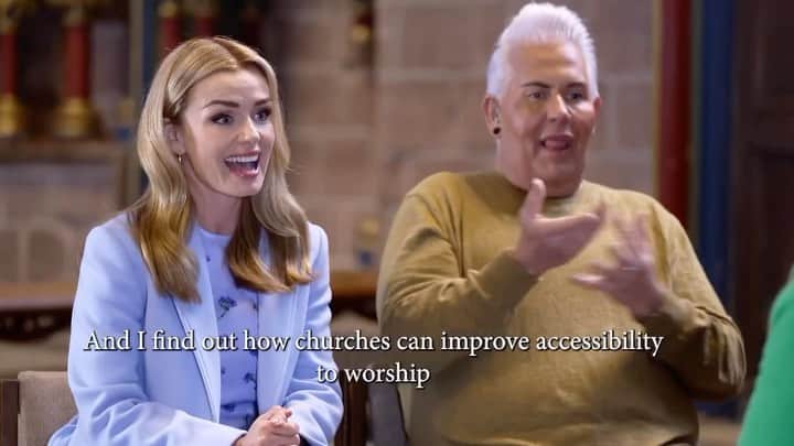 キャサリン・ジェンキンスのインスタグラム：「On Songs of Praise this Sunday, I celebrate Easter with inspiring stories and uplifting new music from Chester Cathedral. I meet some of the team working on the Chester Mystery Plays and share one woman’s story of re-discovering her faith through her involvement. I also meet with Deaf Christians to learn about their experiences of accessing worship and creating positive change in their community. Join me on Sunday at 1:15pm on BBC One and iPlayer.」