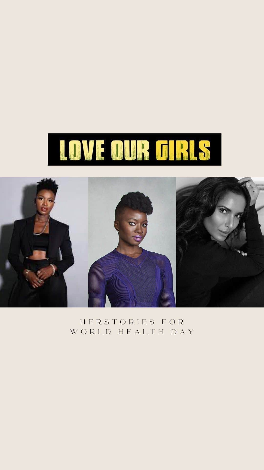 ダナイ・グリラのインスタグラム：「Endometriosis sucks. For @thefolake, no truer words have been spoken as she comes forth on World Health Day to share her own health story: She has Endometriosis.  At #LoveOurGirls we believe that if you’re one of the millions of women with endometriosis you deserve to live a life without pain, and we wish that for everyone. Learn more at www.endofound.org.」