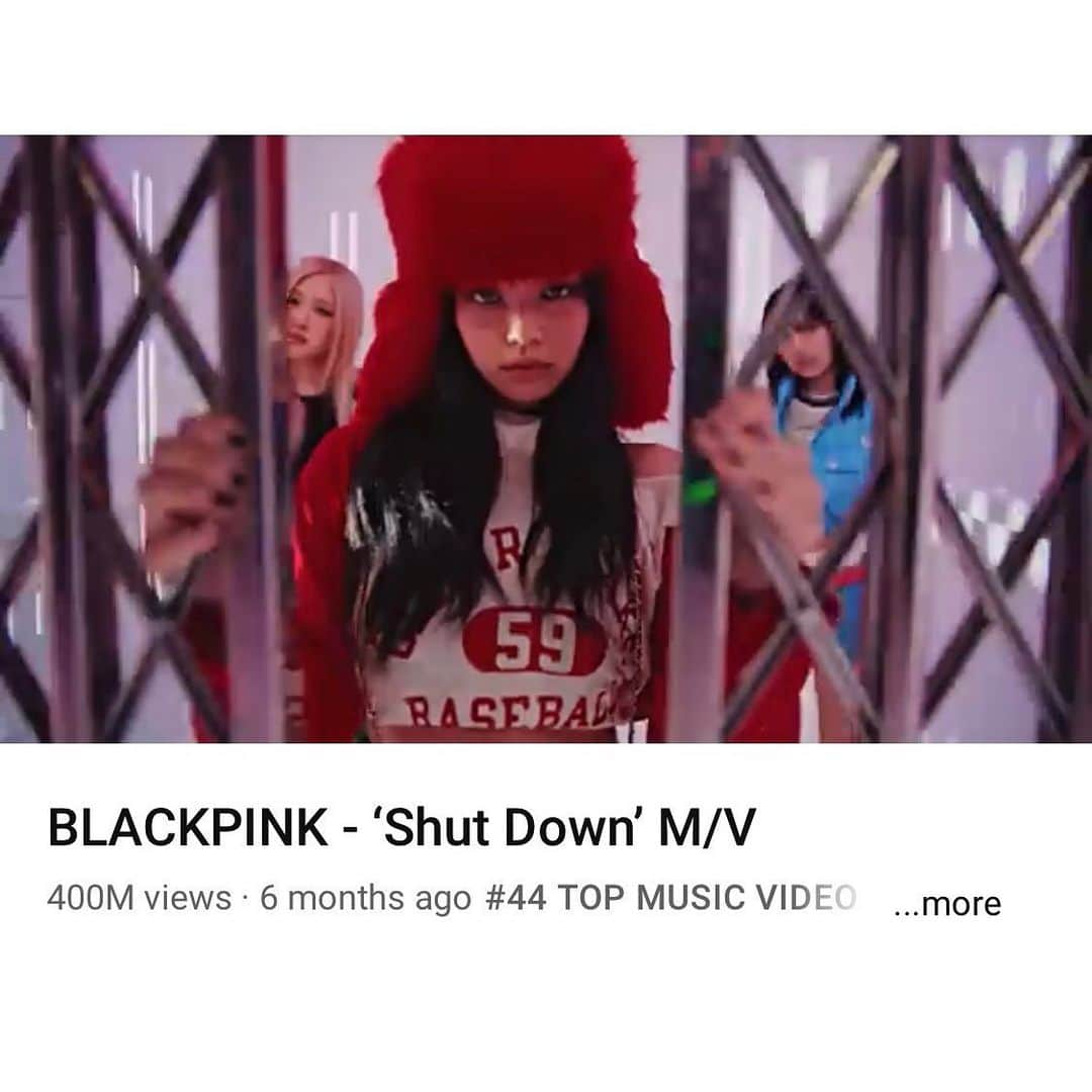 BLACKPINKさんのインスタグラム写真 - (BLACKPINKInstagram)「#BLACKPINK #블랙핑크 #ShutDown #MV #400MILLION #YOUTUBE #YG」4月8日 8時02分 - blackpinkofficial