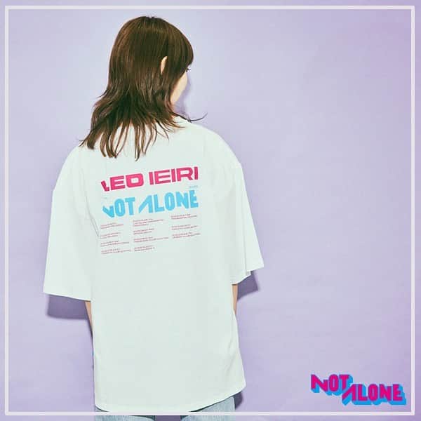 家入レオさんのインスタグラム写真 - (家入レオInstagram)「Tシャツは大っきめに作りました💜 私はM着てます🙋🏻‍♀️  📸@daishi_saito   #家入レオ #notalone #ツアーグッズ #tシャツ」4月8日 8時45分 - leoieiri