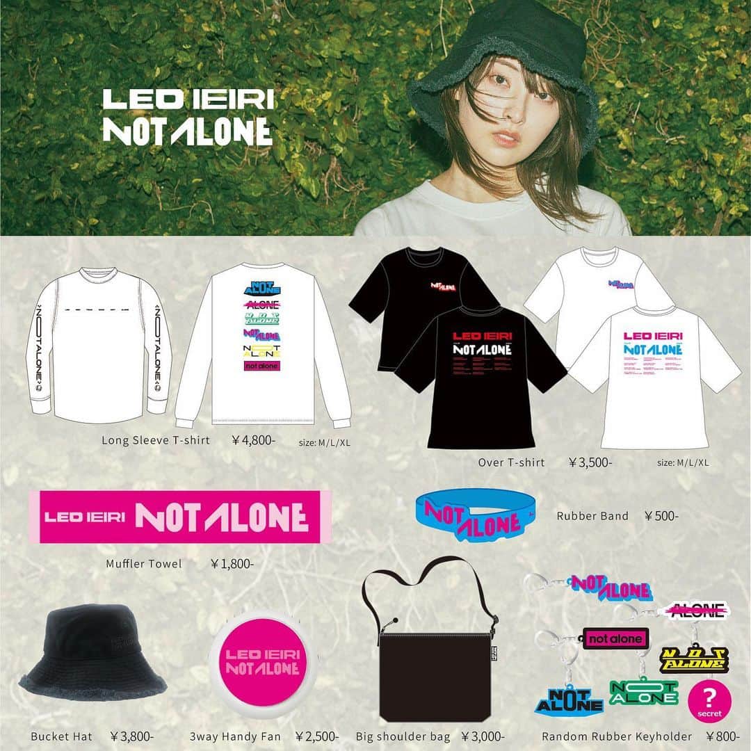 家入レオさんのインスタグラム写真 - (家入レオInstagram)「Tシャツは大っきめに作りました💜 私はM着てます🙋🏻‍♀️  📸@daishi_saito   #家入レオ #notalone #ツアーグッズ #tシャツ」4月8日 8時45分 - leoieiri