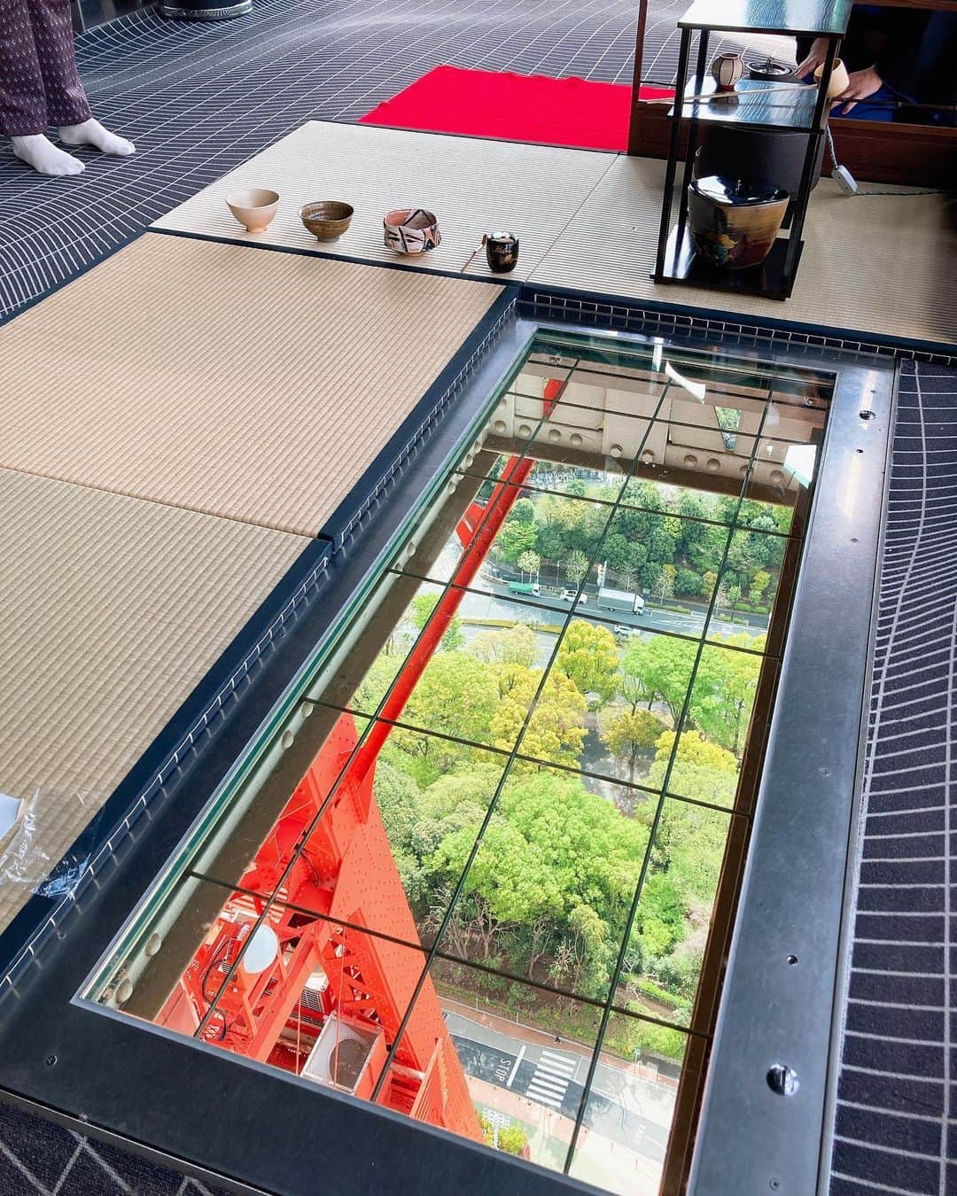 レンタルなんもしない人さんのインスタグラム写真 - (レンタルなんもしない人Instagram)「東京タワーの展望台で茶道に同席 #レンタルなんもしない人 #東京タワー #茶道 #バグ」4月8日 10時11分 - morimoto_shoji