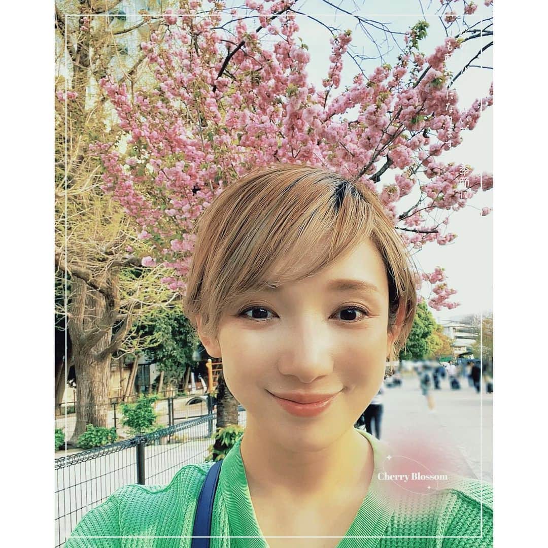 沙央くらまさんのインスタグラム写真 - (沙央くらまInstagram)「🌸の冠  みたいになってる  やっぱり 桜の季節は好き❤️  今年もありがとう❤️ また来年❤️  なんだか細々と慌ただしくしてます。  こちらは上野動物園に行った帰り道でみつけた桜🌸です。  @yuru_koma_life の育児インスタも色々更新しまーす。」4月8日 10時11分 - kurama_sao