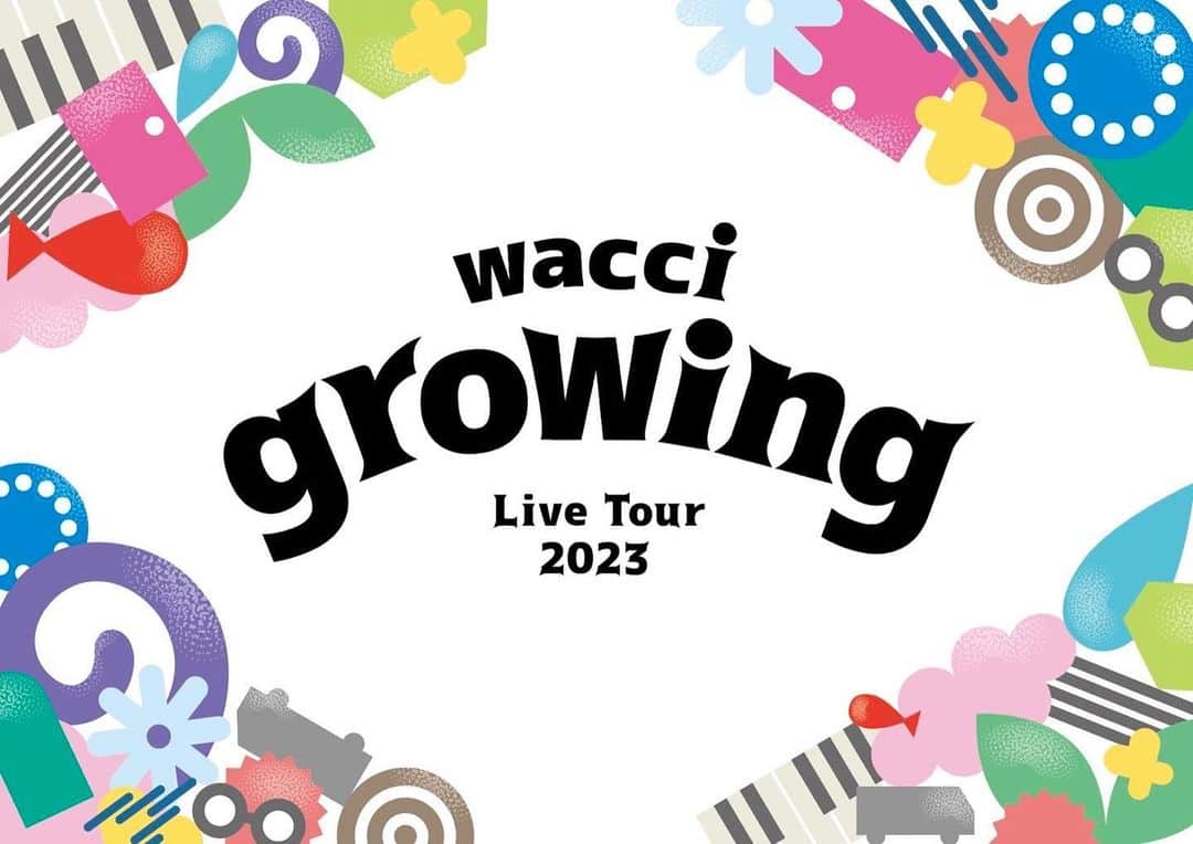 wacciのインスタグラム：「【一般発売スタート🎸】  全国ツアー 『#wacci Live Tour 2023 ~growing~』 チケット一般発売スタート📣✨ -----  5/2(火) Zepp Namba【大阪】〜 6/20(火)Zepp DiverCity【東京】 東名阪を含む、全８公演の開催が決定🎤  チケット詳細🎫 🔗 wacci.jp/growing/」