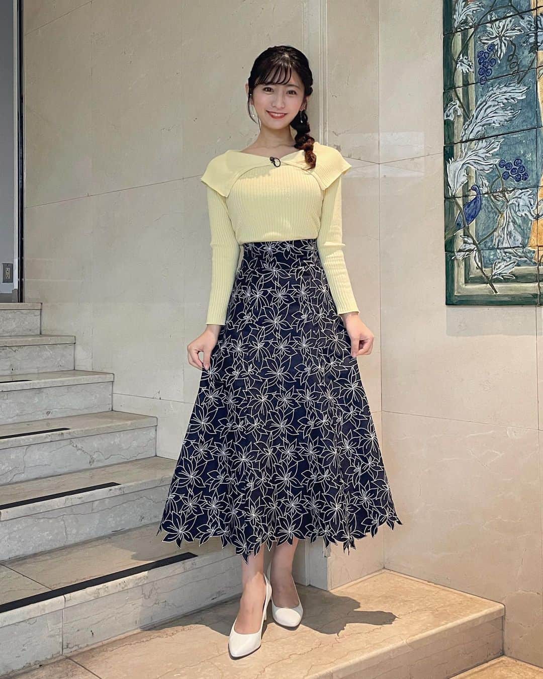 白戸ゆめのさんのインスタグラム写真 - (白戸ゆめのInstagram)「👗  #東京インフォメーション #衣装」4月8日 11時23分 - yumeno.s_