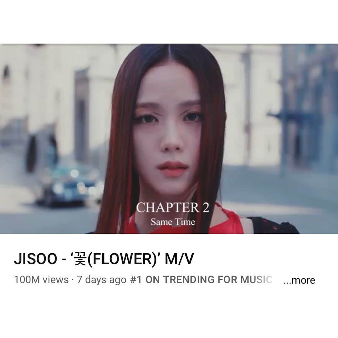 BLACKPINKさんのインスタグラム写真 - (BLACKPINKInstagram)「#JISOO #지수 #BLACKPINK #블랙핑크 #꽃 #FLOWER #MV #100MILLION #YOUTUBE #YG」4月8日 11時31分 - blackpinkofficial