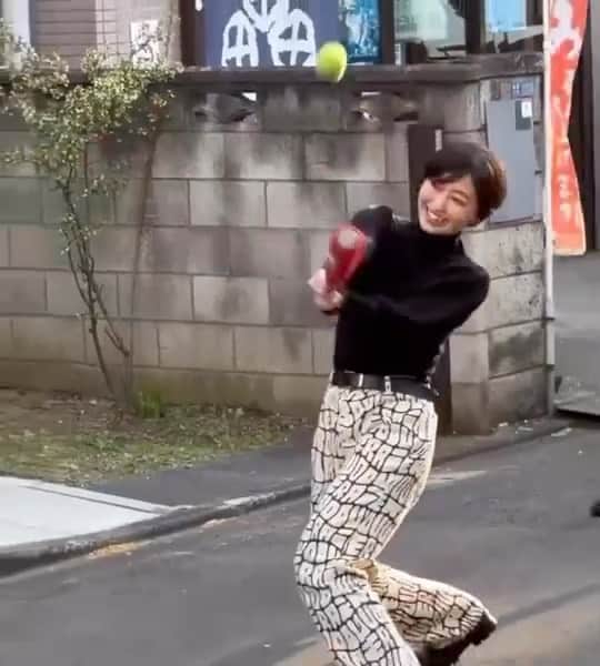 鈴木真海子（Mamiko）のインスタグラム：「mamiko~⚾️🙂❔💥」